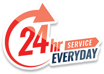24 hour service banner